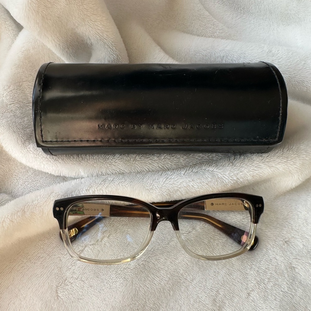 Marc by Marc Jacobs Black and Brown Glasses